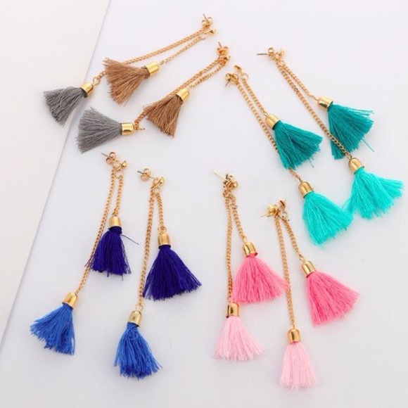 The Songbird Co Jewelry - Double Tassel Earrings